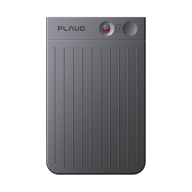 PLAUD Note recorder, official product image; illustrative compatible device